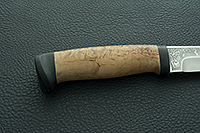 Нож Шаман-1 карельская береза, cpr, текстолит : фото 3
