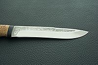 Нож Шаман-1 карельская береза, cpr, текстолит : фото 4