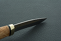 Нож Шаман-2 стабилизированная карельская береза, elmax, латунь : фото 9