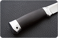 Нож Следопыт граб - черное дерево, 95х18, нержавеющая сталь : фото 5