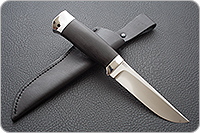 Нож Следопыт граб - черное дерево, 95х18, нержавеющая сталь : фото 8