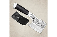 Топорик гравировка олени граб - черное дерево, 50х14мф, алюминий : фото 4