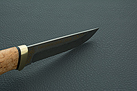 Нож Бекас карельская береза, zdi-1016, латунь : фото 9