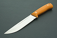 Нож Бекас ЦМ накладки микарта, elmax, цельнометаллический : фото 2