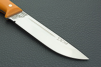 Нож Бекас ЦМ накладки микарта, elmax, цельнометаллический : фото 4