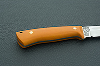 Нож Бекас ЦМ накладки микарта, elmax, цельнометаллический : фото 5