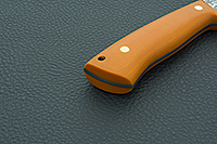 Нож Бекас ЦМ накладки микарта, elmax, цельнометаллический : фото 7