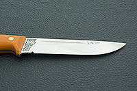 Нож Бекас ЦМ накладки микарта, elmax, цельнометаллический : фото 8