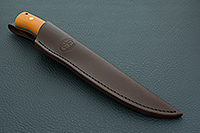 Нож Бекас ЦМ накладки микарта, elmax, цельнометаллический : фото 11