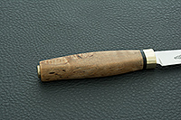 Кухонный нож Овощной малый карельская береза, elmax, латунь : фото 5