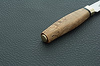 Кухонный нож Овощной малый карельская береза, elmax, латунь : фото 7