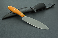 Нож Канадский средний (траппер) накладки микарта, 100х13м, цельнометаллический : фото 9