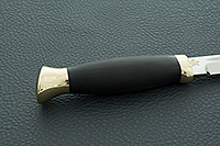 Нож Финка-3 граб - черное дерево, elmax, латунь : фото 5