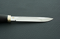 Нож Финка-3 граб - черное дерево, elmax, латунь : фото 8