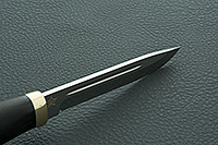 Нож Финка-3 граб - черное дерево, elmax, латунь : фото 10