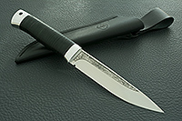 Нож Пескарь наборная кожа, k390, алюминий : фото 8