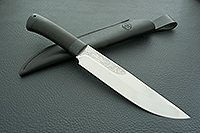 Нож Шашлычный большой граб - черное дерево, 100х13м, текстолит : фото 7