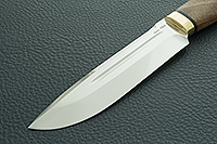 Нож Селигер орех, elmax, латунь : фото 3