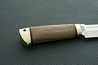 Нож Селигер орех, elmax, латунь : фото 5