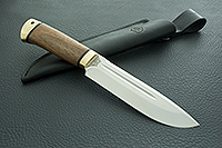 Нож Селигер орех, elmax, латунь : фото 10