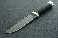 Нож Бекас наборная кожа, elmax, алюминий : фото 2