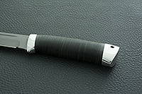 Нож Бекас наборная кожа, elmax, алюминий : фото 4