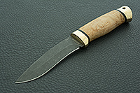 Нож Шаман-2 карельская береза, elmax, латунь : фото 2