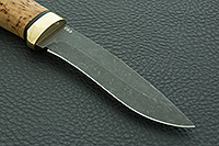 Нож Шаман-2 карельская береза, elmax, латунь : фото 4