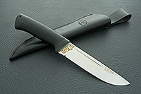 Нож Бекас наборная кожа, 100х13м, текстолит : фото 6