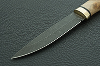 Нож Пескарь кап березовый, elmax, латунь : фото 3