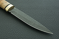 Нож Пескарь кап березовый, elmax, латунь : фото 4