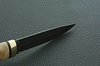 Нож Пескарь кап березовый, elmax, латунь : фото 8