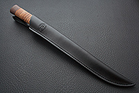Нож Бурятский большой береста, s390, текстолит : фото 6