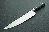 Кухонный нож Поварской цельнометаллический накладки текстолит
, cpr, алюминий : фото 2