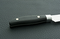 Кухонный нож Овощной цельнометаллический накладки текстолит
, 95х18, без дополнительной обработки : фото 3