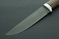 Нож Лиса стабилизированная карельская береза, elmax, алюминий : фото 3