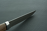 Нож Лиса стабилизированная карельская береза, elmax, алюминий : фото 8