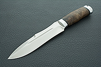 Нож Скорпион кап ореховый, 100х13м, нержавеющая сталь : фото 2