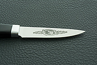 Кухонный нож Овощной малый рукоять текстолит, n690, алюминий : фото 7