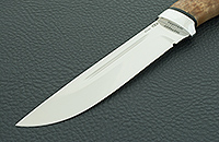 Нож Бекас стабилизированная карельская береза, elmax, алюминий : фото 3