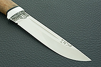 Нож Бекас стабилизированная карельская береза, elmax, алюминий : фото 4