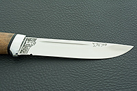 Нож Бекас стабилизированная карельская береза, elmax, алюминий : фото 6