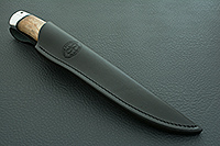 Нож Бекас стабилизированная карельская береза, elmax, алюминий : фото 9