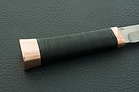 Нож Бурятский большой наборная кожа, zdi-1016, медь : фото 5