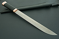 Нож Бурятский большой наборная кожа, zdi-1016, медь : фото 10