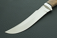 Нож Клык стабилизированная карельская береза, 95х18, алюминий : фото 3