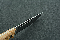 Нож Бекас ЦМ накладки стабилизированная карельская береза, elmax, цельнометаллический : фото 7