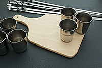 Набор Шашлычный-1 береста, 95х18, текстолит : фото 7