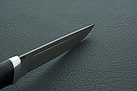 Нож Бекас граб - черное дерево, rwl-34, нержавеющая сталь : фото 8