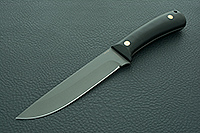 Нож Лиса ЦМ накладки текстолит
, 100х13м, цельнометаллический : фото 2